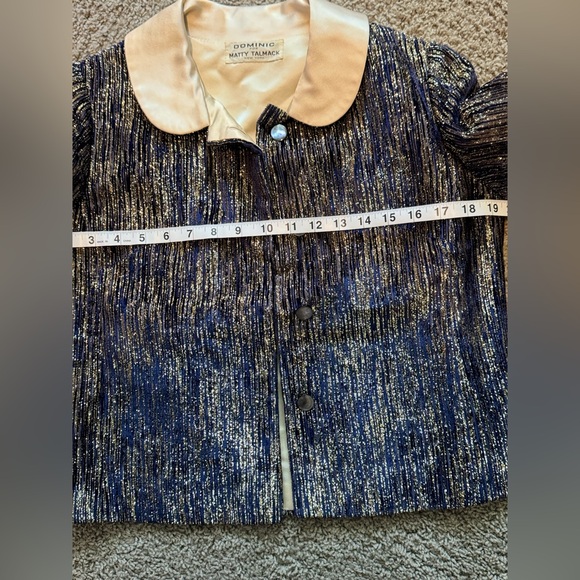 Navy and Cream Women's Blazer | Very Good Condition - Picture 8 of 10